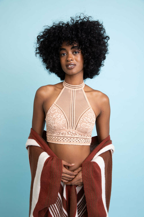 Lattice Choker Bralette