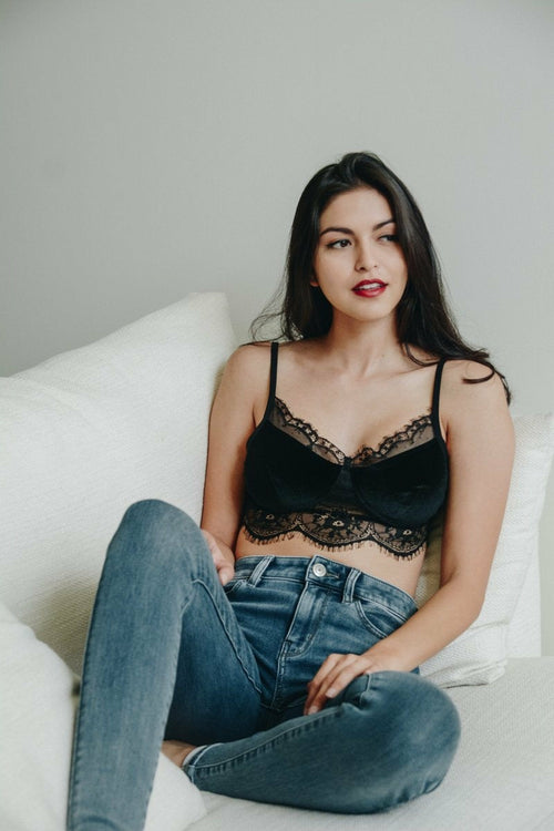 Flimsy Velvet Lace Cami